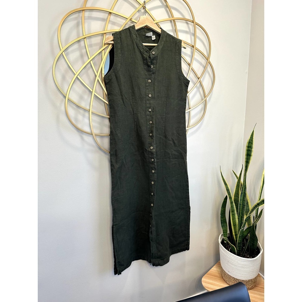 Chicos Linen Dress size 1 us 8